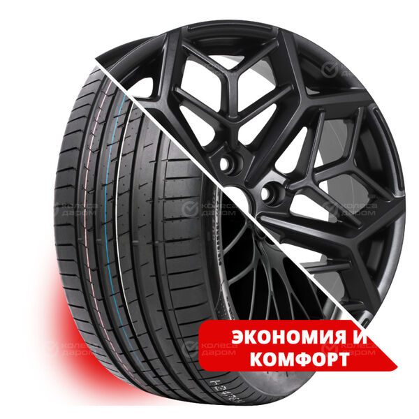 Колесо в сборе Lanvigator CATCHPOWER PLUS 215/55 R17 98 W + KDW KD1710 7x17 5x108 ET50 DIA63.4 черный матовый