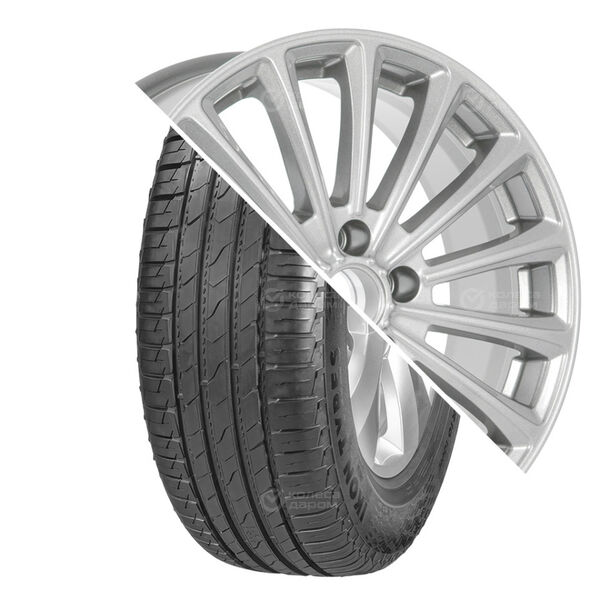 Колесо в сборе Ikon Character Aqua SUV (Nordman S2 SUV) 225/65 R17 102 H + X-trike X136 7x17 5x110 ET45 DIA63.35 насыщенный серебристый