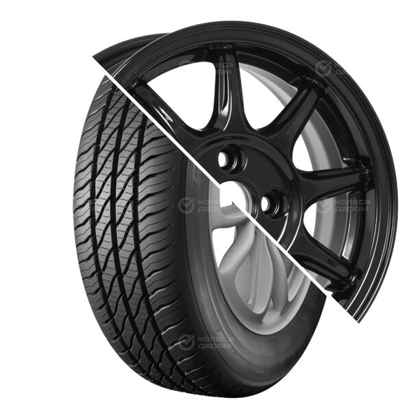 Колесо в сборе Кама 365 (НК-241) 185/65 R14 86 H + iFree Эвил 5.5x14 4x98 ET35 DIA58.5 черный