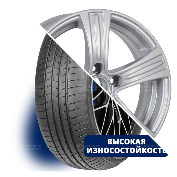 Колесо в сборе Autogreen Smart Chaser-SC1 185/55 R15 82 V + iFree S.U. 6x15 5x108 ET43 DIA67.1 серебристый